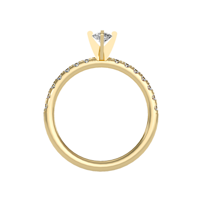 Tangled Solitaire Ring - Twelve