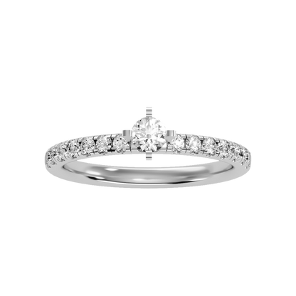 Tangled Solitaire Ring - Three