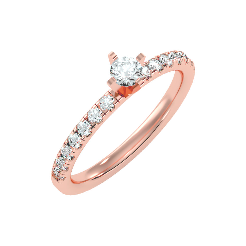 Tangled Solitaire Ring - Five