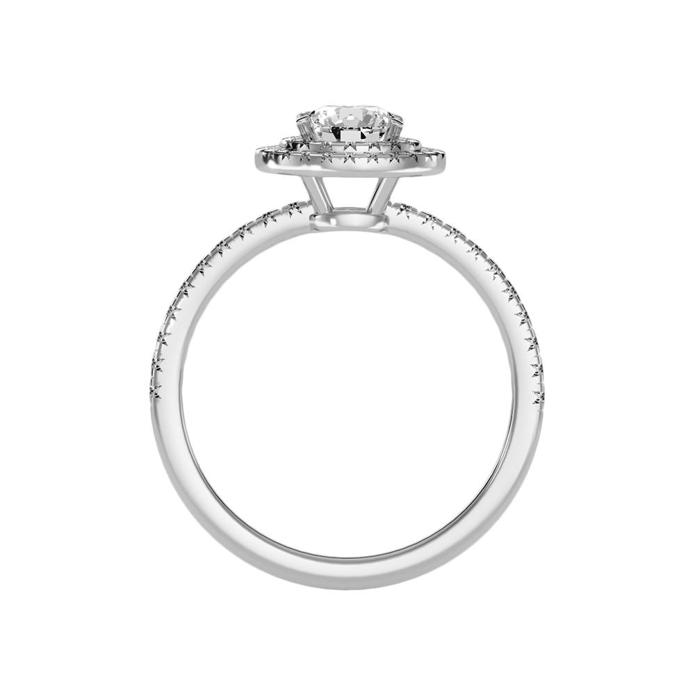 Terrific Halo Diamond Ring - Two