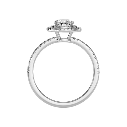 Terrific Halo Diamond Ring - Two