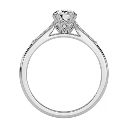 The Asombrosa Solitaire Ring In 925 Sterling Silver - One