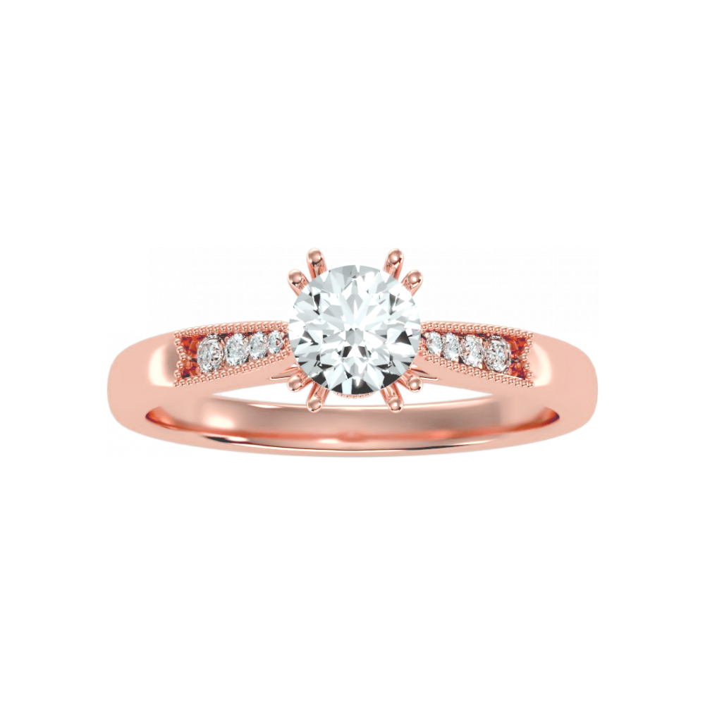 The Asombrosa Solitaire Ring In 925 Sterling Silver - Twelve