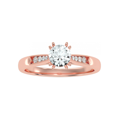 The Asombrosa Solitaire Ring In 925 Sterling Silver - Twelve