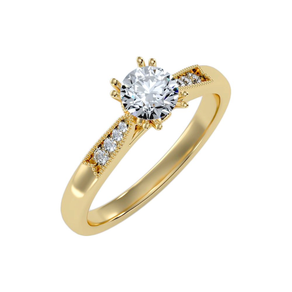 The Asombrosa Solitaire Ring - Six