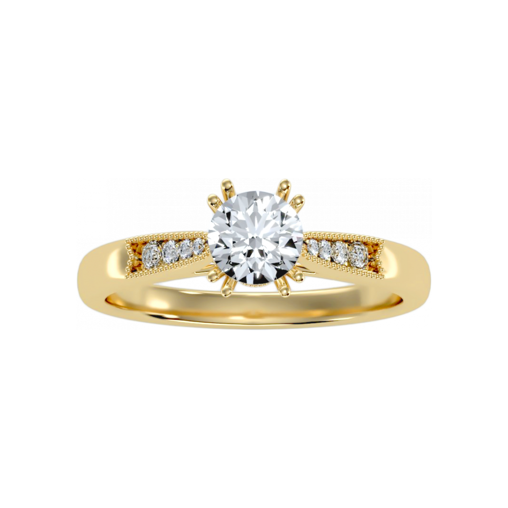 The Asombrosa Solitaire Ring In 925 Sterling Silver - Eight