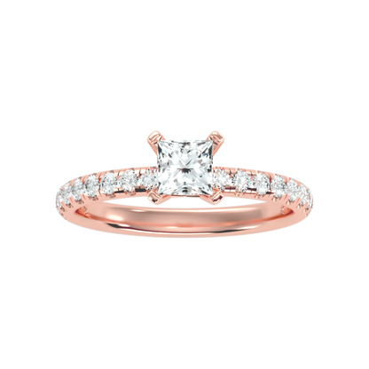 The Astonishing Solitaire Ring In 925 Sterling Silver - Twelve