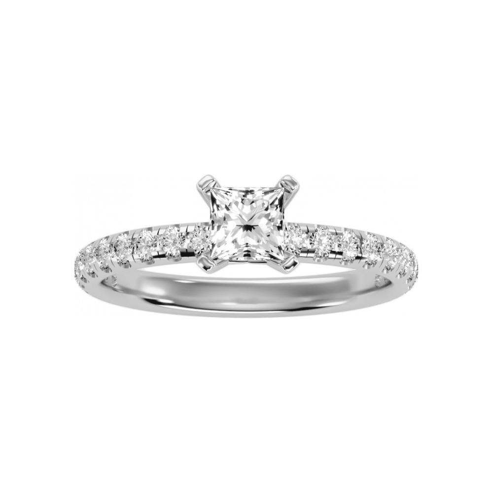 The Astonishing Solitaire Ring In 925 Sterling Silver - Four