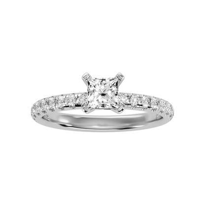 The Astonishing Solitaire Ring In 925 Sterling Silver - Four