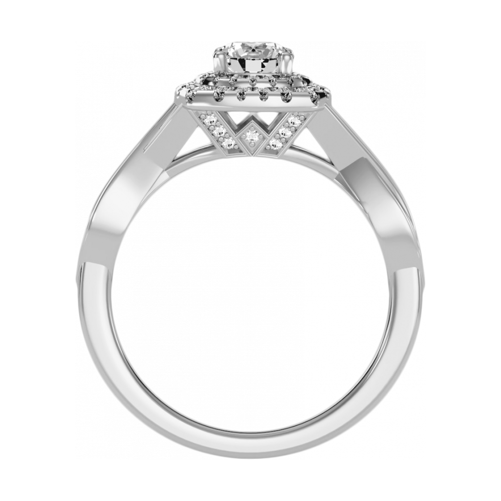 The Attractive Halo Ring - One