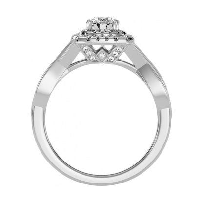 The Attractive Halo Ring - One