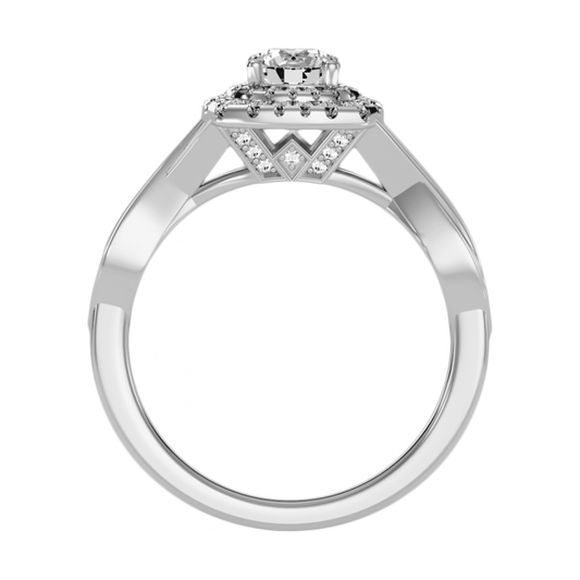 The Attractive Halo Ring - One