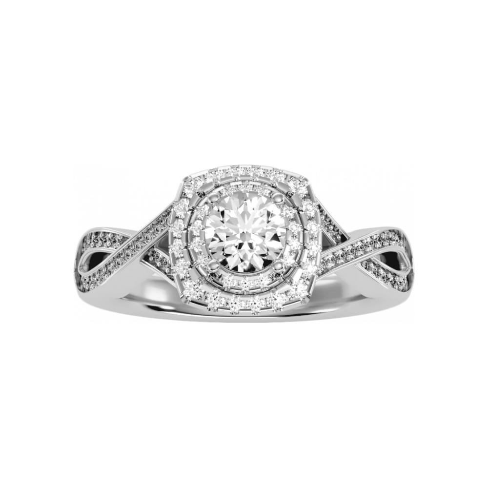 The Attractive Halo Ring - Four