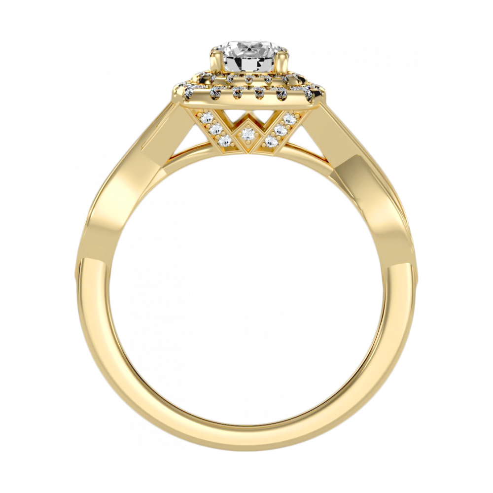 The Attractive Halo Ring - Five