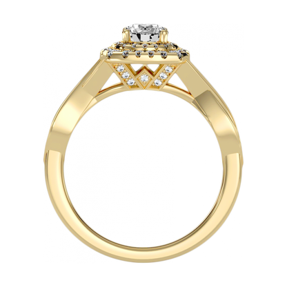 The Attractive Halo Ring - Five