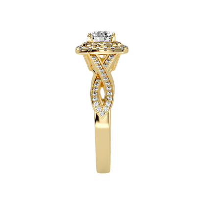 The Attractive Halo Ring - Seven