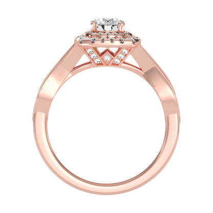 The Attractive Halo Ring - Nine