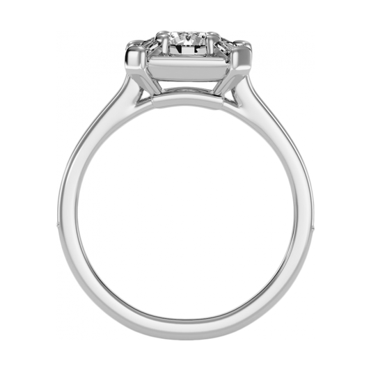 The Attractive Single Stone Ring - One