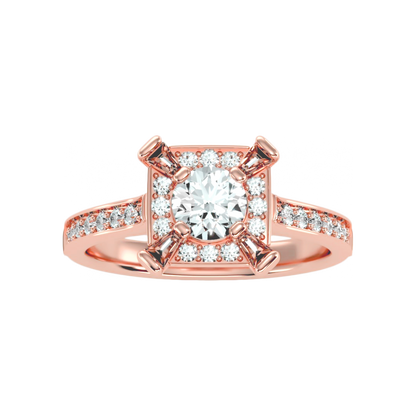 The Attractive Single Stone Ring In 925 Sterling Silver - Twelve