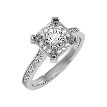 The Attractive Single Stone Ring - Two