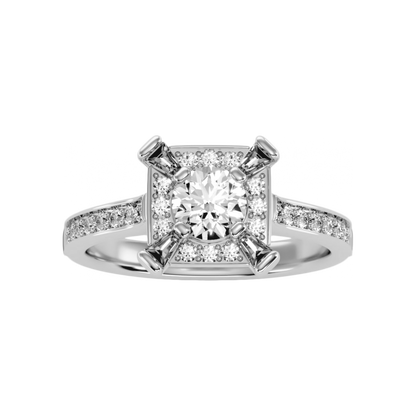 The Attractive Single Stone Ring - Four