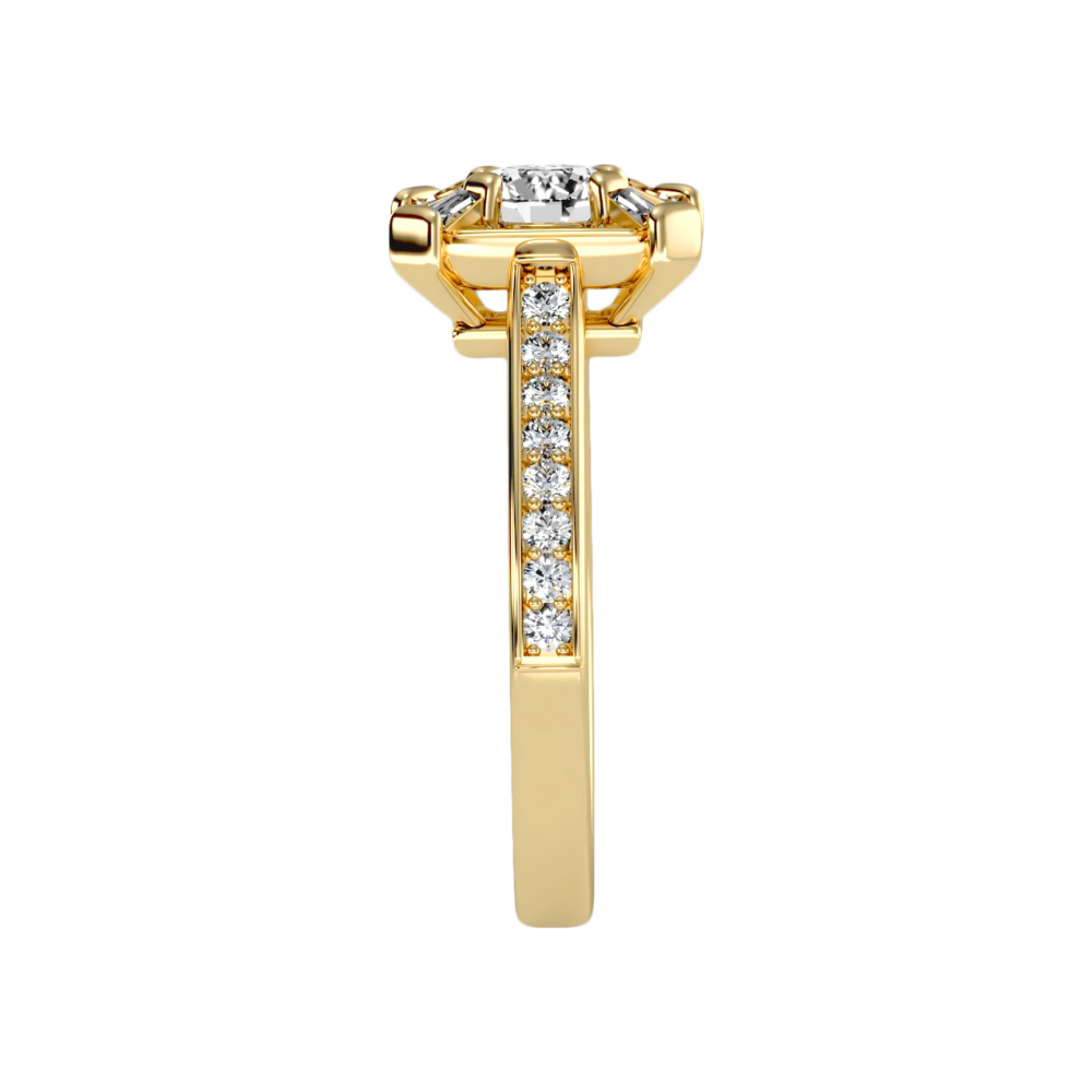 The Attractive Single Stone Ring - Seven
