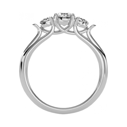 The Beautifully Curated Solitaire Ring In 925 Sterling Silver - One