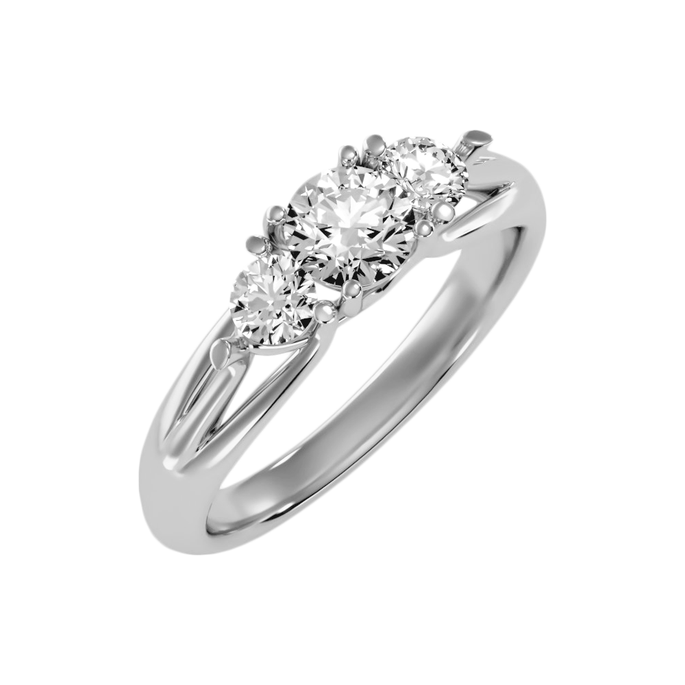 The Beautifully Curated Solitaire Ring - Two