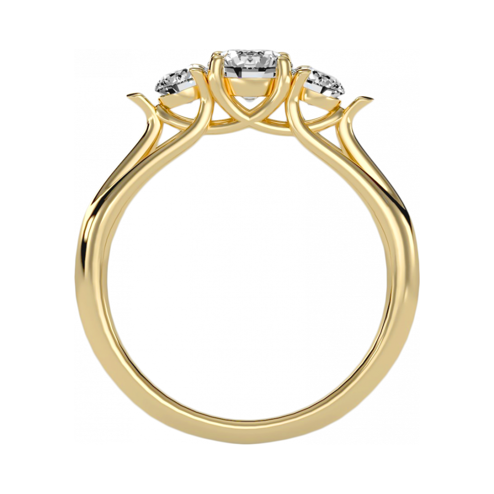 The Beautifully Curated Solitaire Ring - Five