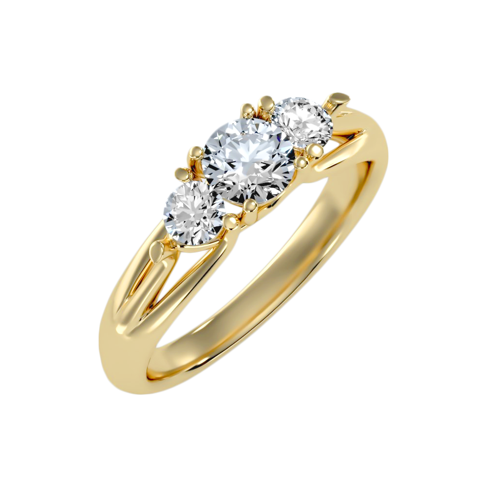 The Beautifully Curated Solitaire Ring - Six