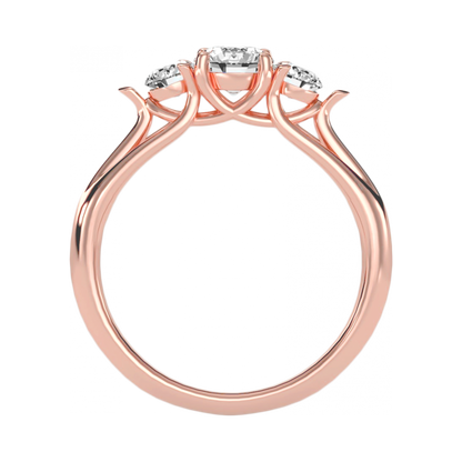 The Beautifully Curated Solitaire Ring In 925 Sterling Silver - Nine