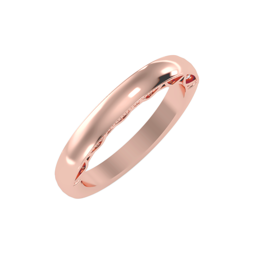 The Beautiful Sleek Wedding Band - Ten