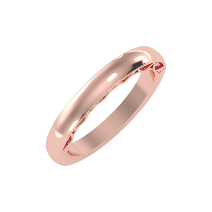 The Beautiful Sleek Wedding Band - Ten