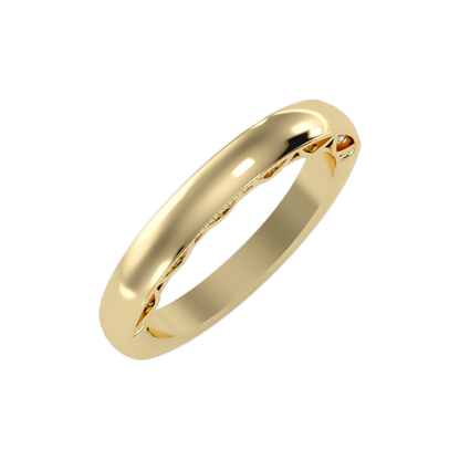 The Beautiful Sleek Wedding Band - Six
