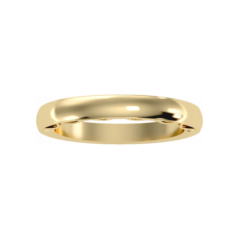The Beautiful Sleek Wedding Band In 925 Sterling Silver - Eight
