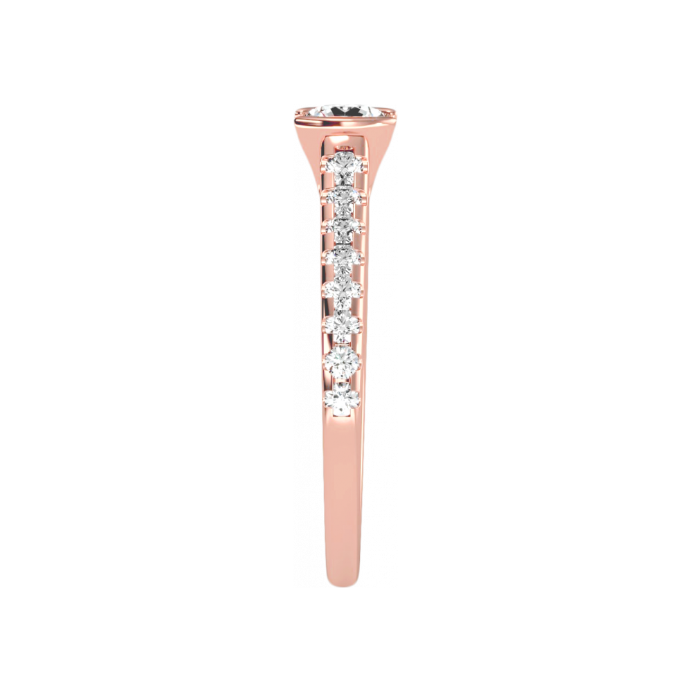 The Bonita Single Stone Ring In 925 Sterling Silver - Eleven