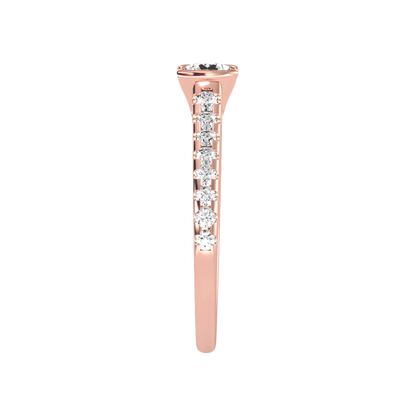The Bonita Single Stone Ring In 925 Sterling Silver - Eleven