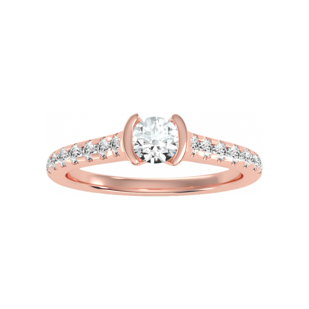 The Bonita Single Stone Ring In 925 Sterling Silver - Twelve