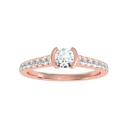 The Bonita Single Stone Ring In 925 Sterling Silver - Twelve