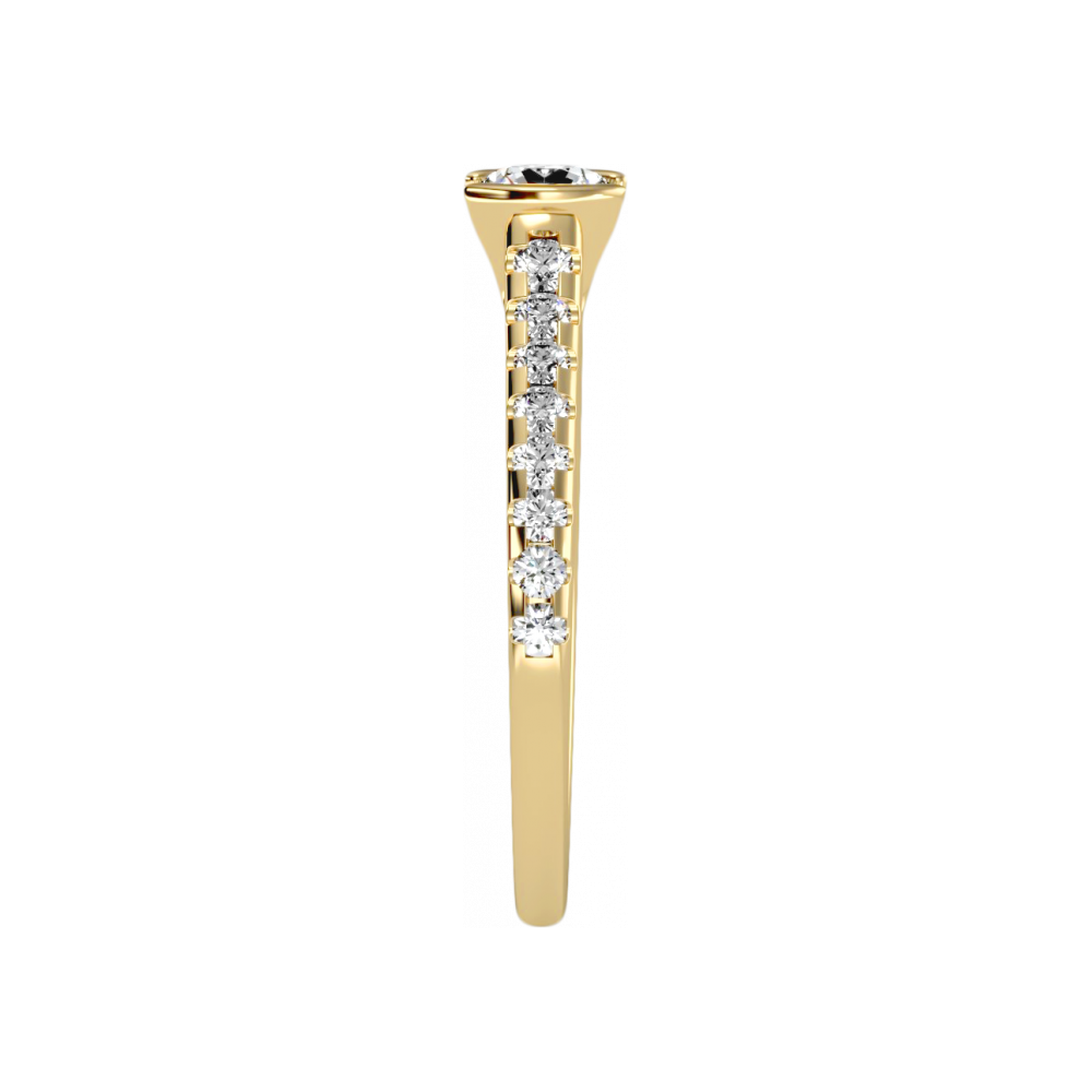 The Bonita Single Stone Ring In 925 Sterling Silver - Seven