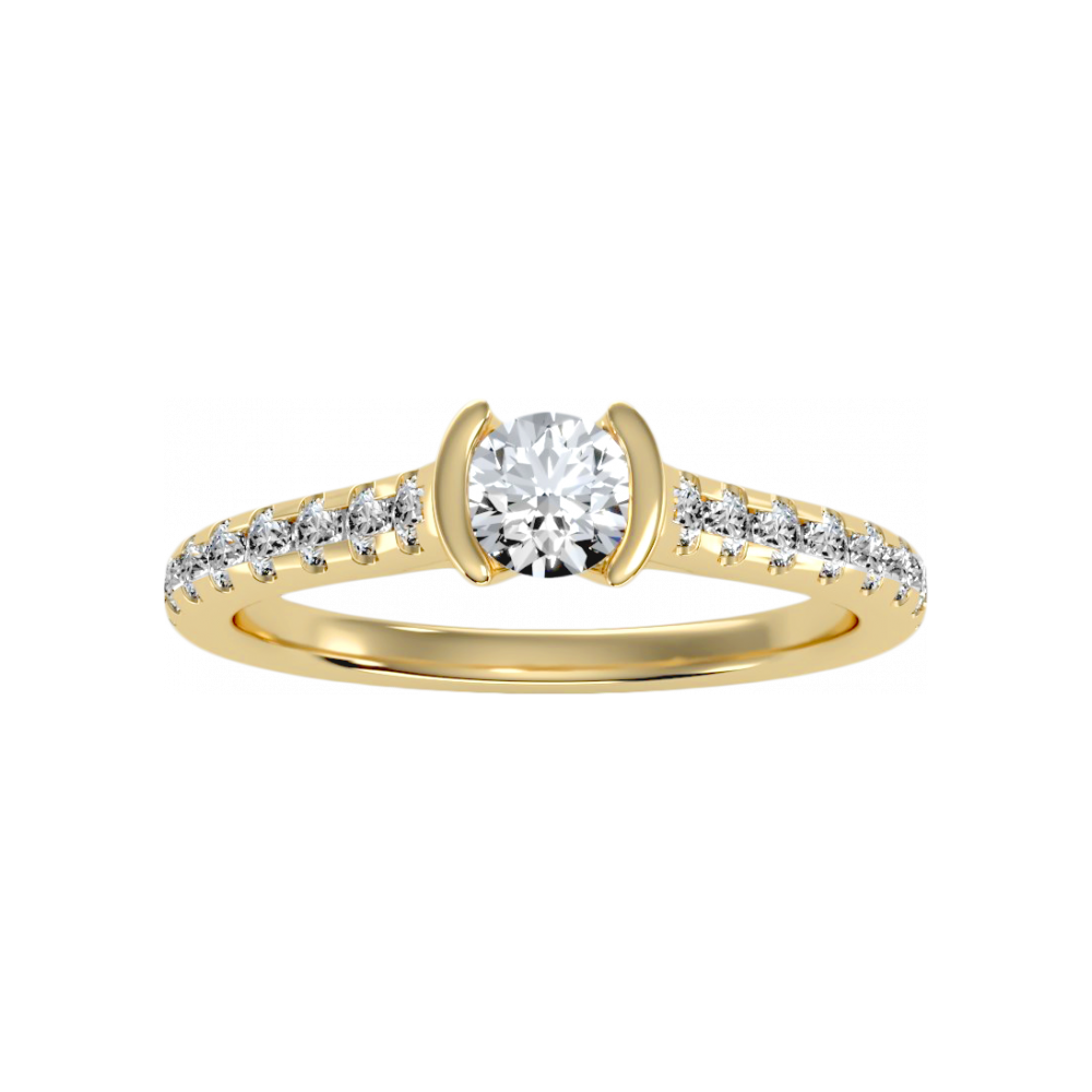 The Bonita Single Stone Ring In 925 Sterling Silver - Eight