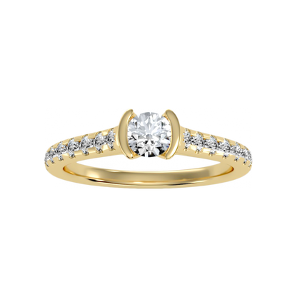 The Bonita Single Stone Ring In 925 Sterling Silver - Eight