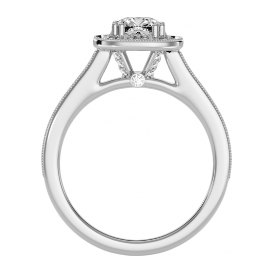 The Breathtaking Halo Ring - One