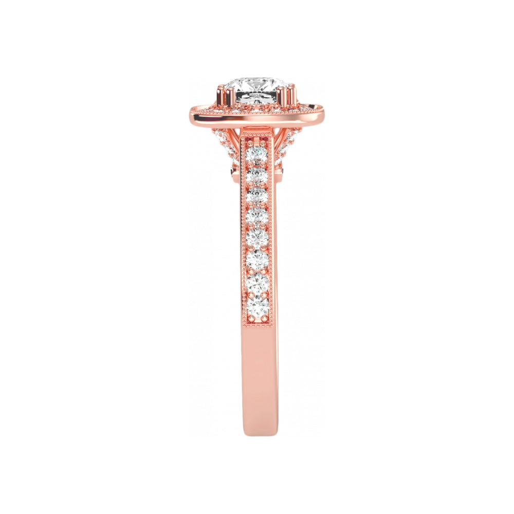 The Breathtaking Halo Ring In 925 Sterling Silver - Eleven