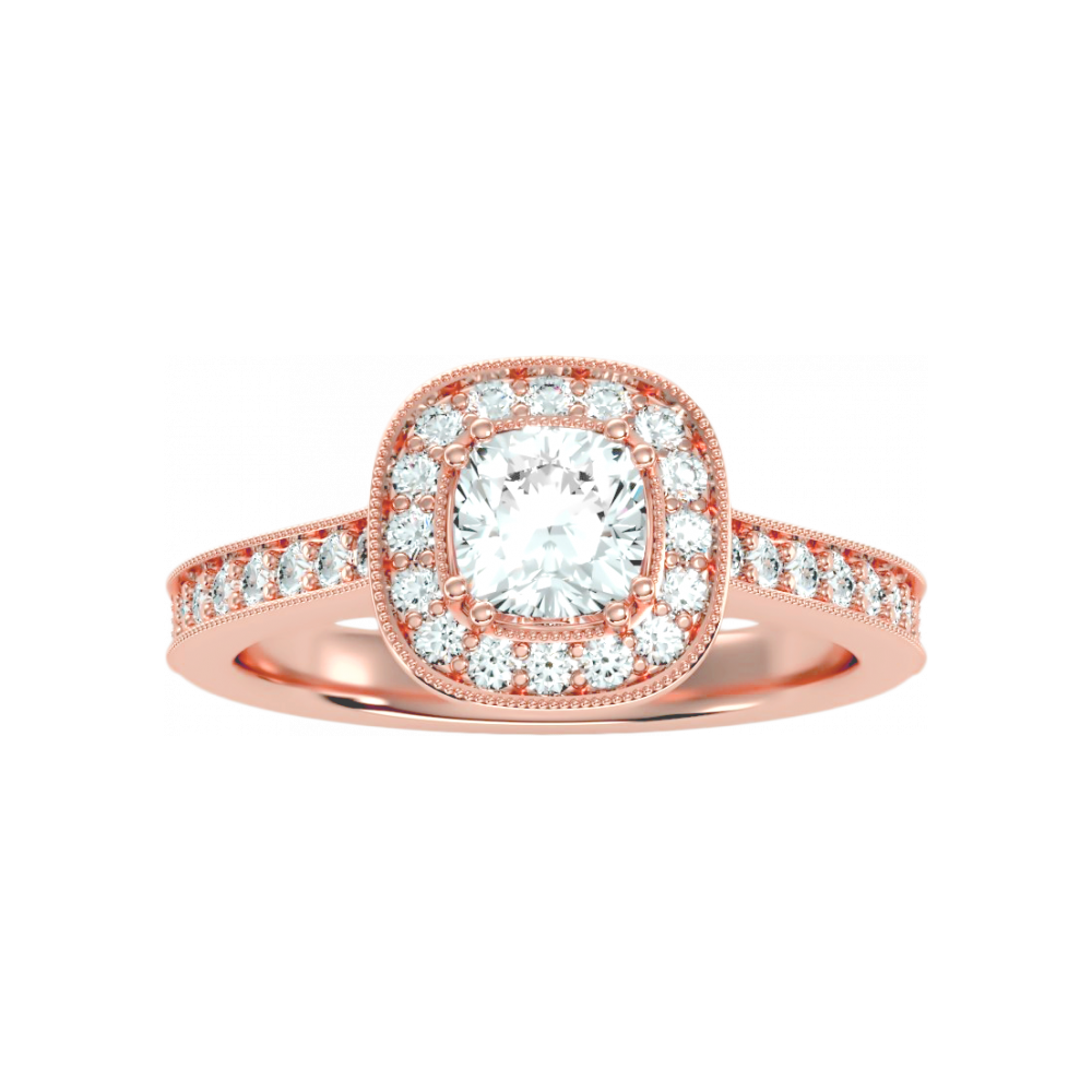 The Breathtaking Halo Ring In 925 Sterling Silver - Twelve