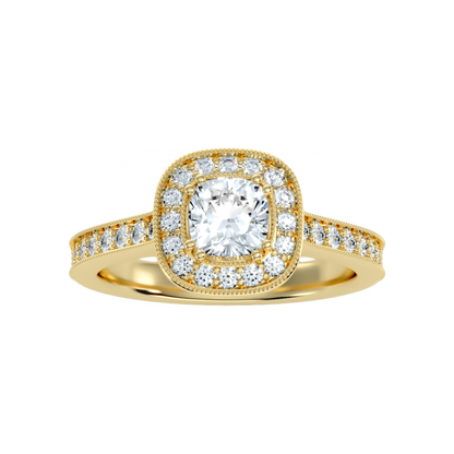 The Breathtaking Halo Ring In 925 Sterling Silver - Eight
