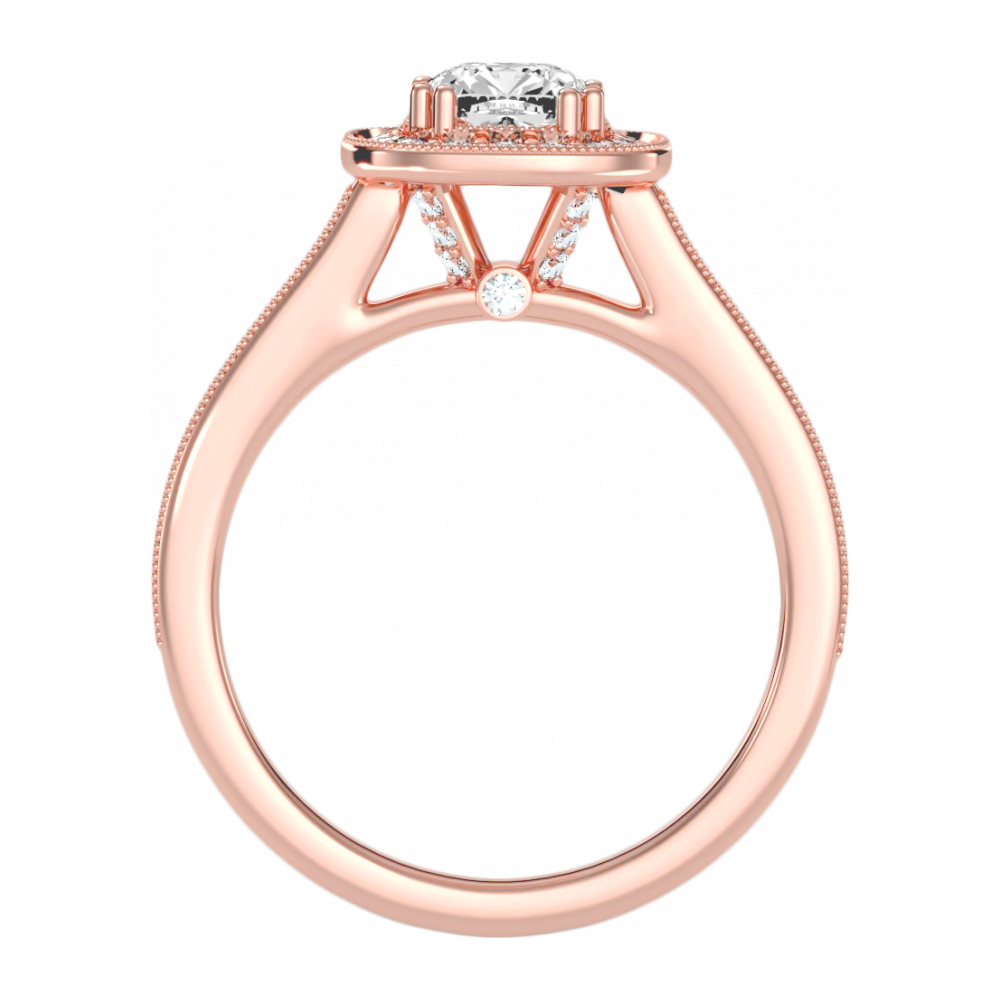 The Breathtaking Halo Ring In 925 Sterling Silver - Nine