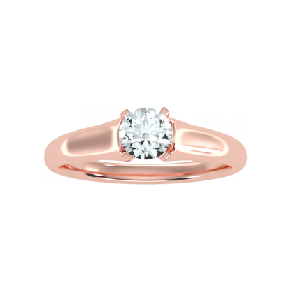 The Brilliant And Selfless Solitaire Ring In 925 Sterling Silver - Twelve