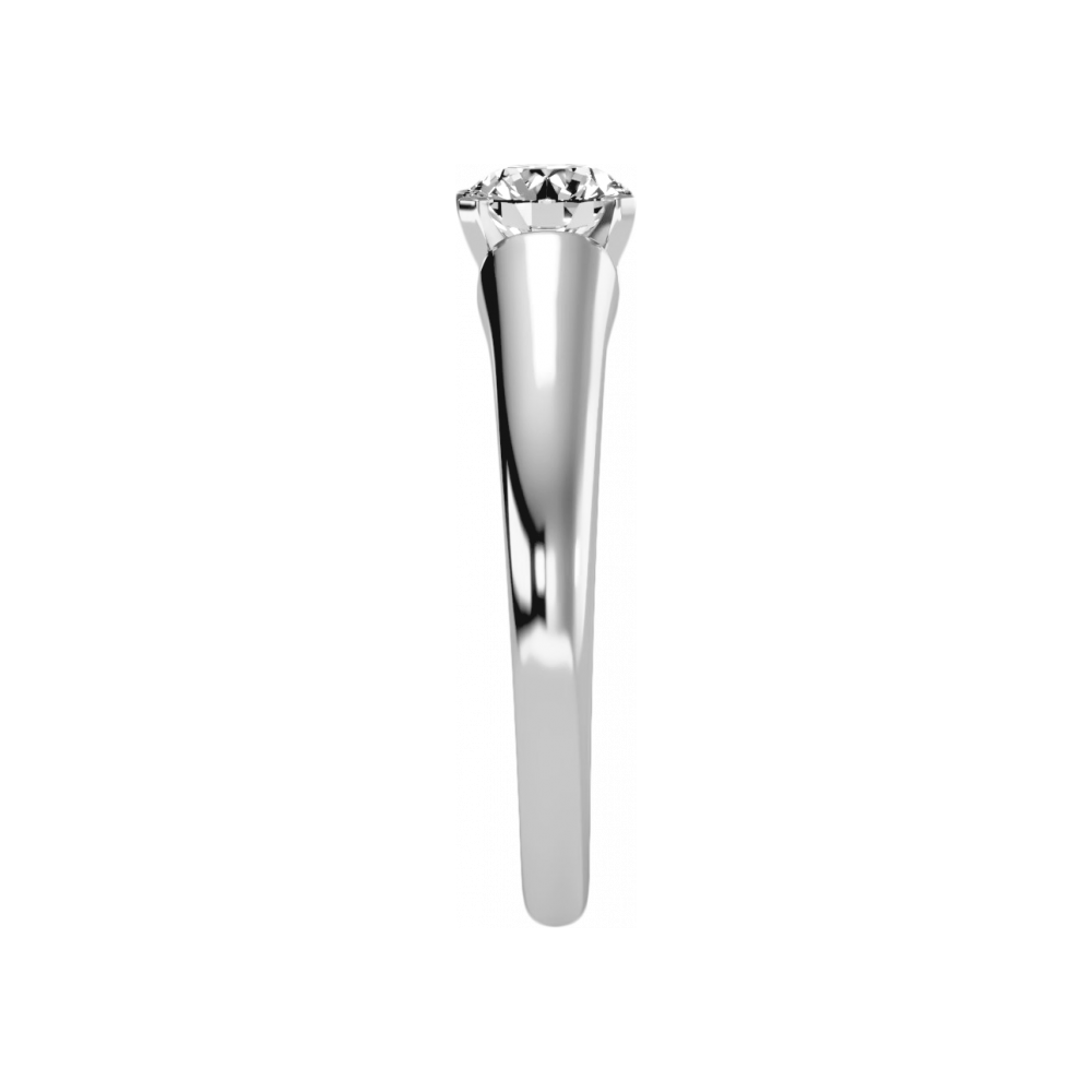 The Brilliant And Selfless Solitaire Ring In 925 Sterling Silver - Three