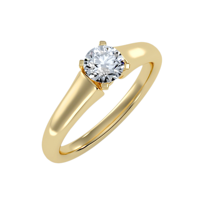 The Brilliant And Selfless Solitaire Ring - Six